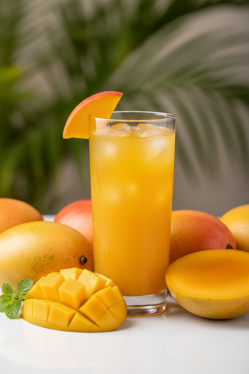 Wildwonder - 'Mango Gold' Organic Prebiotic + Probiotic Sparkling Drink (12OZ)